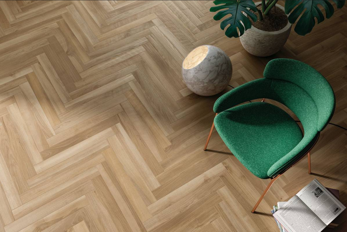 Carrelage Effet bois 63 supergres ambiance baton rompu