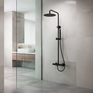 Colonne de douche Hanaé Noir Mat
